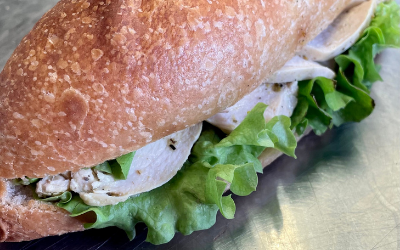 sandwich poulet citron